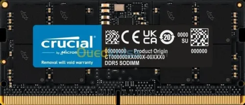 RAM CRUCIAL LAPTOP -16GB DDR5 - 4800 Mhz  - SODIMM -