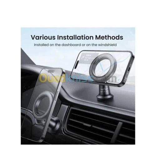 BRAVE MOUNT BHL-52 - SUPPORT MAGNÉTIQUE POUR TÉLÉPHONE DE VOITURE - FLEXIBLE - FORTE FORCE - NOIR