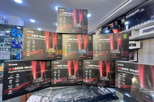 D-LINK ROUTEUR DIR-X6080Z - AX6000 MESH WIFI-6 - 6000 Mbps - 2.5 GIGABIT - OFDMA - MU-MIMO - BLACK 