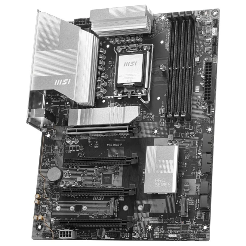 MSI PRO B860-P - CARTE MÈR ATX - INTEL LGA 1851- 4 X DDR5 - M.2 NVME - XMP 3.0 - HDMI/DP - BLACK