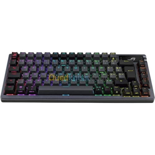 ASUS ROG AZOTH - CLAVIER MÉCANIQUE - COMPACT 75% - ROG NX RED - USB - BLUETOOTH - ECRAN OLED - RGB
