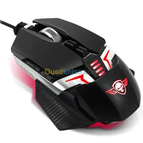 Spirit of Gamer Xpert-M300 Souris filaire pour gamer - ambidextre - capteur optique 5000 dpi 