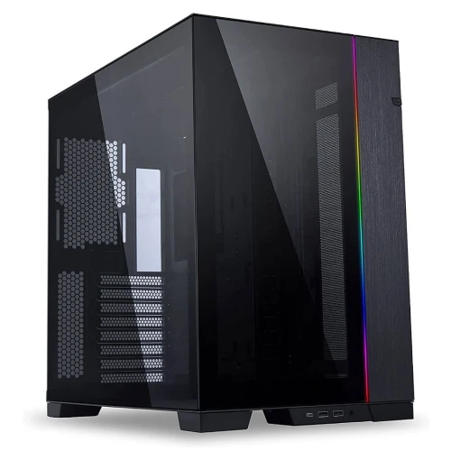 LIAN LI O11 DYNAMIC EVO - BOITIER MOYEN TOUR 360MM - E-ATX - ALUMINIUM ET VERRE TREMPÉ - BLACK