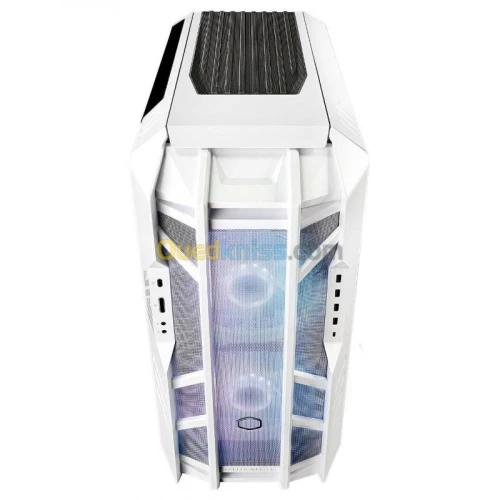 COOLER MASTER HAF 700 - BOÎTIER GRAND TOUR - 5 FAN INCLUS - VERRE TREMPÉ - HUB ARGB 5 PORTS - BLANC