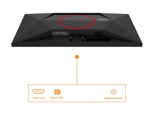 ECRAN AOC 27G4HRE - GAMING 27" FULL HD - 200HZ - DALL IPS - 1MS - G-SYNC - HDR10 - HDMI/DP - BLACK
