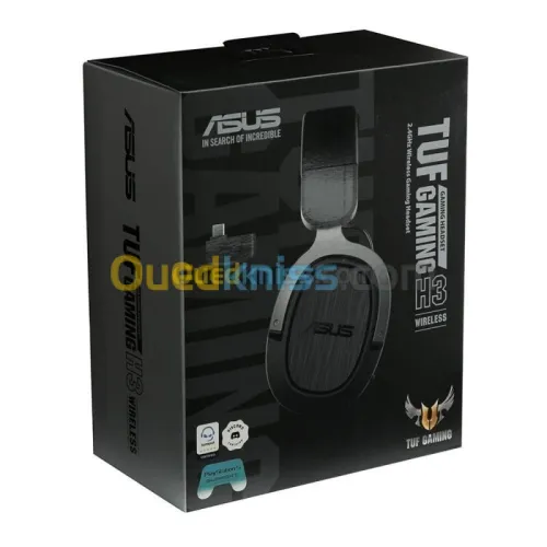 ASUS TUF GAMING H3 - CASQUE-MICRO FILAIRE - SURROUND 7.1 -METAL - PC  MAC  PS4  XBOX 360  SWITCH