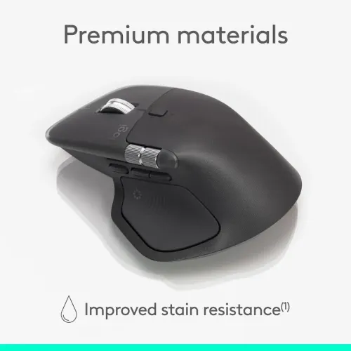 LOGITECH MX MASTER 4 FOR BUSINESS - SOURIS SANS FIL - ERGONOMIQUE AVANCÉEP PRO - 8 BOUTONS GRIS