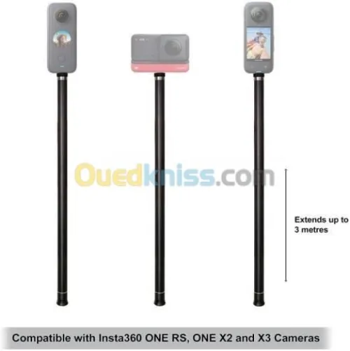 Insta360 Selfie Stick 3m Pour Insta360 ONE - ONE X - ONE X2 & ONE 