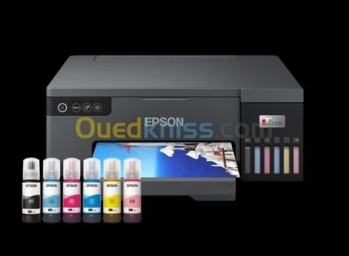 EPSON ECOTANK L8050 - IMPRIMANTE MONOFONCTION COULEUR - WIFI - USB - RÉSERVOIRS RECHARGEABLES - BLACK