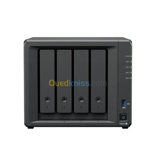 SYNOLOGY DiskStation DS423+ Serveur NAS 4 Baies - Quad Core J4125 2.0GHz -  RAM 2Go DDR4 Extensible 