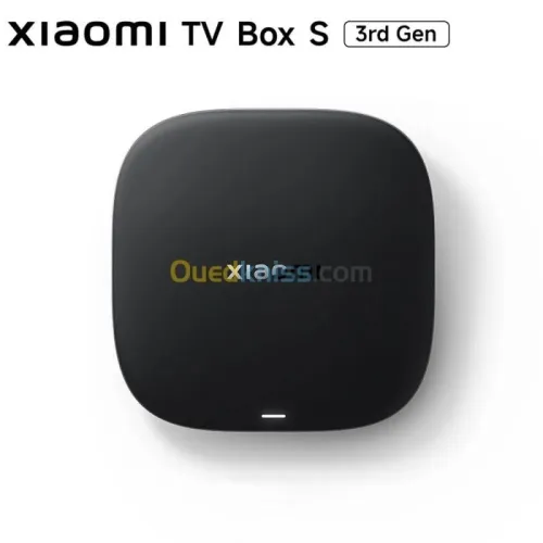 XIAOMI TV BOX S 3RD GEN 4K - GOOGLE TV - 32GO - 2Go - WI-FI 6 - HDMI 2.1 - BLUETOOTH 5.2 - NOIR