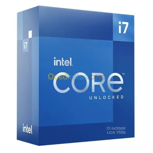 PROCESSEUR INTEL CORE I7-14700F - 33M CACHE - 20 CORE - 28 THREADS - LGA 1700 - UP TO 5.40 GHZ - 65W