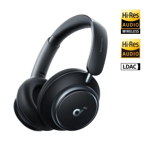 SOUNDCORE SPACE Q45 - CASQUE SANS FIL - ANC - HI-RES AUDIO - LONGUE AUTONOMIE - BLACK & WHITE
