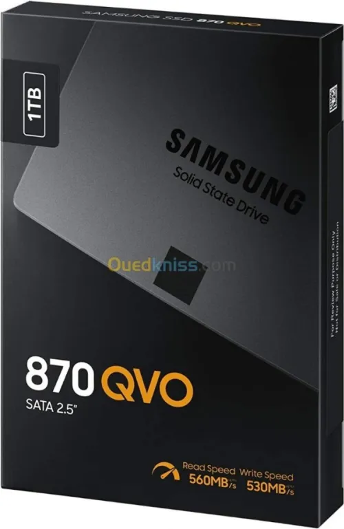Samsung SSD 870 QVO 1To - Disque Dur SSD Interne - 560 MBs