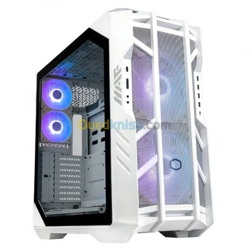 COOLER MASTER HAF 700 - BOÎTIER GRAND TOUR - 5 FAN INCLUS - VERRE TREMPÉ - HUB ARGB 5 PORTS - BLANC