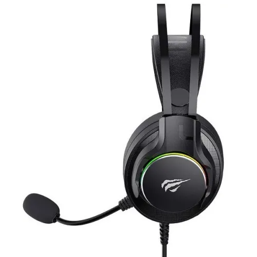 HAVIT H2007U BLACK - CASQUE GAMING FILAIRE USB 7.1 - HAUT-PARLEURS 40MM - SON SURROUND - MICROPHONE FLEXIBLE - RGB - BLACK