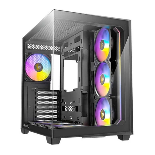 ANTEC C5 ARGB - BOÎTIER MOYEN TOUR - VERRE TREMPÉ - GAMING PANORAMIQUE ARGB - DOUBLE CHAMBRE - VERRE TREMPÉ 270 - USB TYPE-C - BLACK