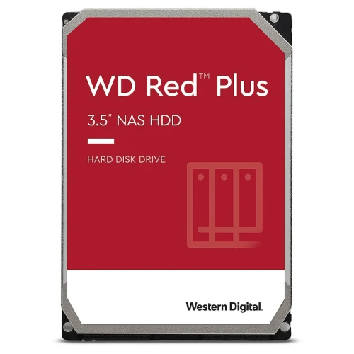 WD RED PLUS NAS WARE 12TB - DISQUE DUR HDD 3.5" - 7200 RPM - SATA 6 GB/S - 256MB CACHE - WD120EFGX