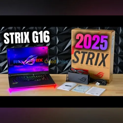 ASUS ROG STRIX G16 - I9-14900HX - 16GO - 1TO SSD - 16" FHD+ 165HZ - RTX 5060 8GO - RÉTROÉCLAIRÉ