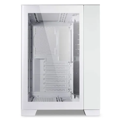 LIAN LI O11 DYNAMIC MINI - BOITIER MOYEN TOUR 360MM - ALUMINIUM - VERRE TREMPÉ - MESH - WHITE