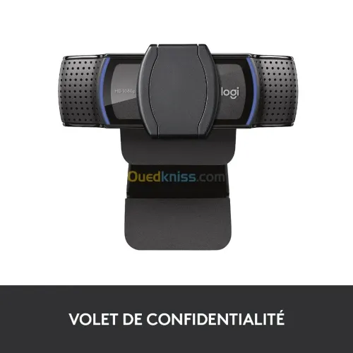 LOGITECH C920s - WEBCAM FHD - 15 MPXL - MICRO STÉRÉO - AUTOFOCUS - PLUG & PLAY - ORIGINAL - BLACK
