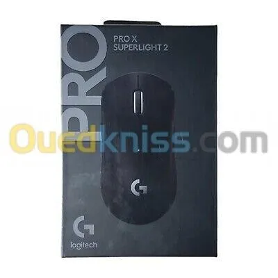 SOURIS LOGITECH G PRO X SUPERLIGHT 2 - SANS FIL - LIGHTFORCE - CAPTEUR HERO 2 - PRISE USB-C - NOIR