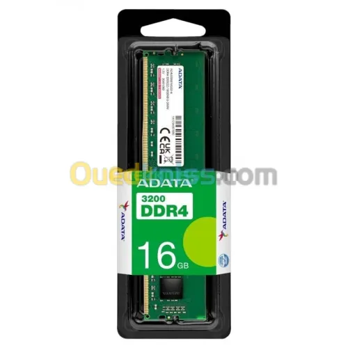 RAM ADATA 16GB DDR4 DESKTOP - UDIMM 3200MHZ - INTEL & AMD - CAS 1.2V - 288-PIN DIMM