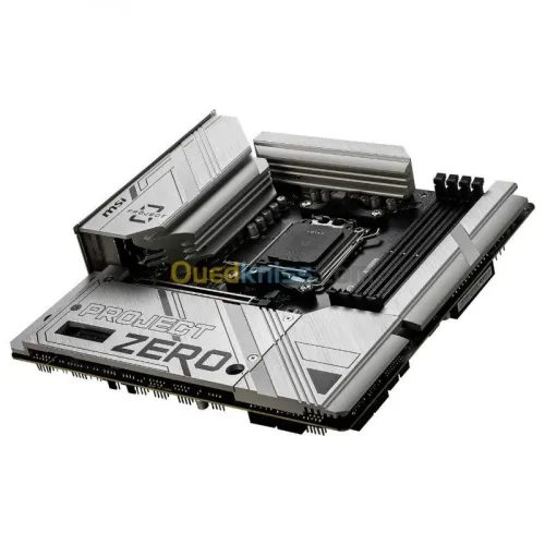 MSI B650M PROJECT ZERO - MICRO ATX SOCKET - AM5 B650 - 4X DDR5 - M.2 PCIE 4.0 - WI-FI 6E - LAN 2.5