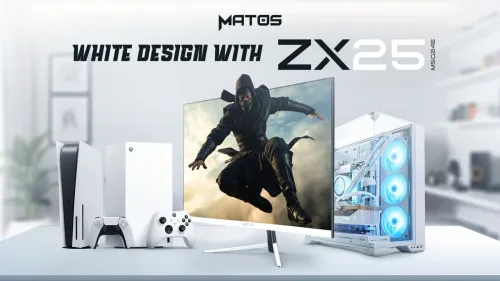 ECRAN MATOS ZX25 - GAMING 120HZ FHD - FAST IPS - 1MS - PC & CONSOLE - G-SYNC - VRR & ALLM - BLACK