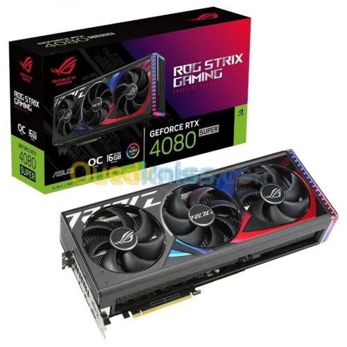 ASUS ROG STRIX GEFORCE RTX 4080 SUPER OC - 4K UHD - 16GB GDDR6X - HDMI & DP - DLSS 3 - PCIE 4.0 16X 