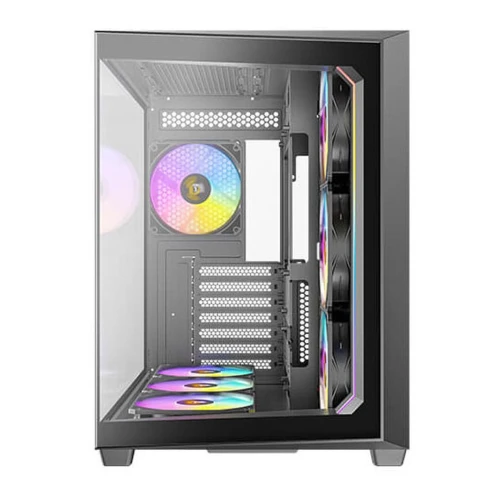 ANTEC C5 ARGB - BOÎTIER MOYEN TOUR - VERRE TREMPÉ - GAMING PANORAMIQUE ARGB - DOUBLE CHAMBRE - VERRE TREMPÉ 270 - USB TYPE-C - BLACK