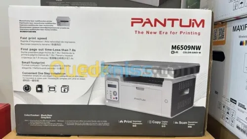 PANTUM M6509NW - LASER 3 EN 1 MONOCHROME - MULTIFONCTION A4 - WIFI - 22 PPM - USB 2.0 - PD219 -GRISE