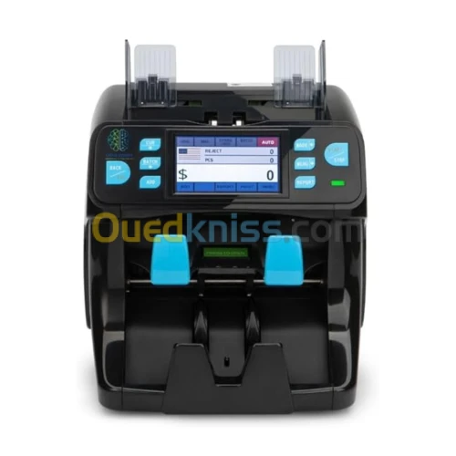 COMPTEUSE DE BILLETS NUMEN SH-208C - 2 POCHES - COMPTEUSE - TRIEUSE -DÉTECTEURS FAUX BILLET - LCD