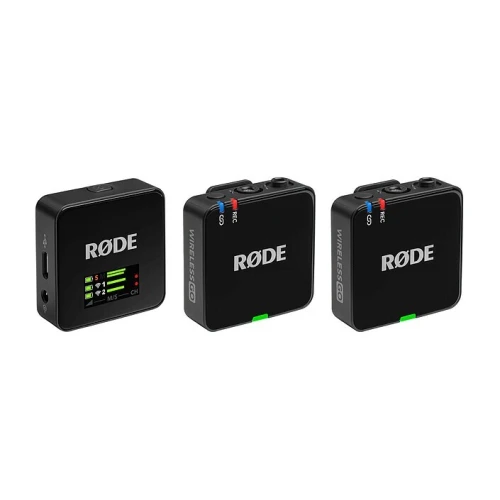 RODE WIRELESS GO (GEN 3) - SYSTÈME DE MICROPHONE SANS FIL - ULTRA COMPACT À DEUX CANAUX - 7 HEURES - 2,4 GHZ - BLACK