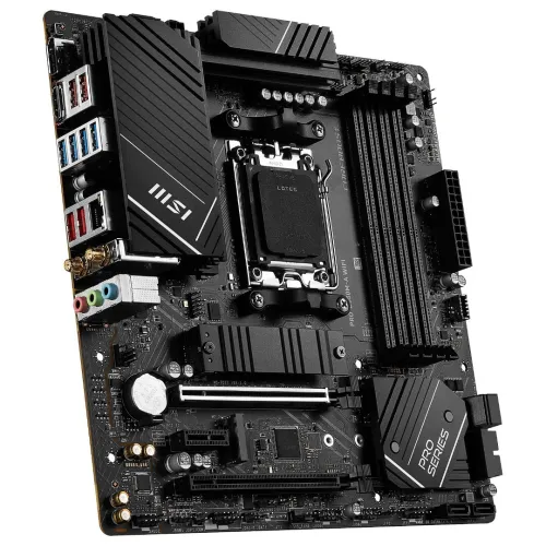 MSI PRO B650M-A WIFI - MICRO ATX AM5 - 4X DDR5 - M.2 PCIE 4.0 - PCIE 4.0 - LAN 2.5 GBE - WI-FI 6E