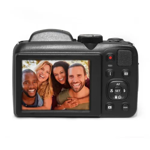 KODAK PIXPRO AZ255 - APPAREIL PHOTO NUMÉRIQUE - 16 MPXL - 24 MM - 4 PILES AA - SD/SDHC - BLACK