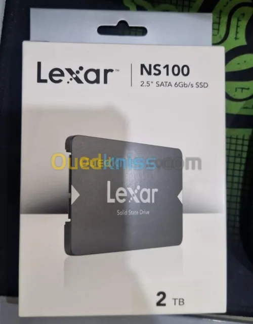 LEXAR NS100 2TB - DISQUE DUR INTERN SATA III SSD 2.5 - 550MBs - UP TO 2000 Hz - 6Gbs- NOIR 