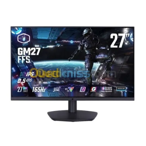 ECRAN COOLER MASTER GM27-FFS - 27" FHD - FAST IPS - 165 HZ - 0,5MS - ADAPTIVE SYNC - HDMI - DP