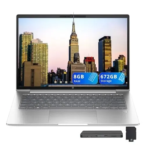 HP PROBOOK 4 G1IR16 - INTEL CORE 5 120U - 8GB DDR5 - 512GB SSD NVME - 16" FHD - WI-FI 6E - BLUETOOTH - WEBCAM - SILVER