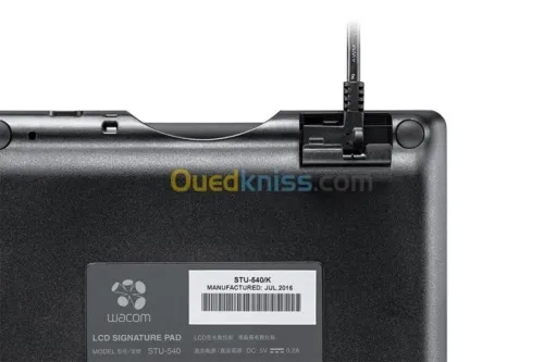 WACOM TABLETTE DE SIGNATURE STU-540 - 5 LCD TFT - STYLET - 800 x 480 PXLS - 2540 LPI - USB - NOIR