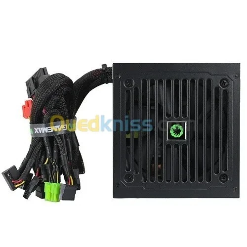 GAMEMAX GE-600 - ALIMENTATION 600W - FULL RANGE - PC DESKTOP GAMING - FAN SILENCIEUX - BLACK