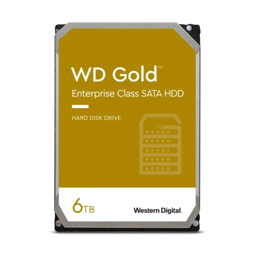 WD GOLD 6TB DATA CENTER - DISQUE DUR INTERNE 3.5" - 7200 RPM - 512MB CACHE - SATA 6GB/S - WD6004FRY