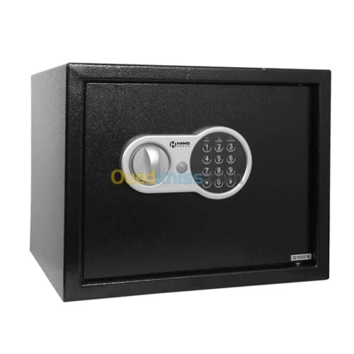 COFFRE FORT SE-S30EV - ACIER DURABLE - 40x32x32 cm - PANNEAU ÉLECTRONIQUE - SÉCURITÉ MAXIMALE -NOIR