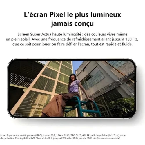 GOOGLE PIXEL 9 PRO XL - 16GB - 128GB - 6.8" OLED 120HZ - IA AVANCÉE 5G- USB-C - 50 MP + 48 MP - 5060 MAH - BLACK 