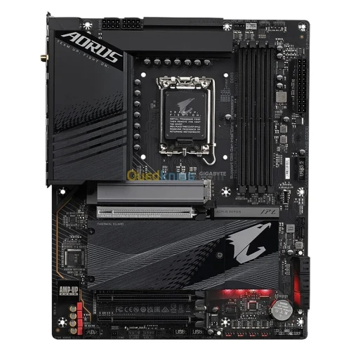 GIGABYTE Z790 AORUS ELITE AX - CARTE MÈRE ATX - ULTRA GAMING - LGA1700 - WI-FI 6E - 4XM.2 - BLACK