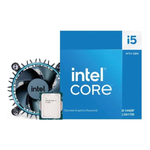 INTEL CORE i5-14400F - 10 CORES - 16 THREADS - 4.7 GHz TURBO - SOCKET LGA1700 - CACHE 20 MO - BOX