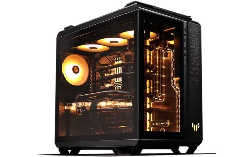 ASUS TUF GAMING GT502 PLUS - BOITIER GAMING MOYEN TOUR 360MM - 4 FAN 120MM RGB - ATX - BLACK