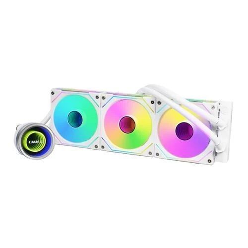 LIAN LI GALAHAD II TRINITY SL-INFINITY 360 - WATERCOOLING 360MM - ARGB - LCD - INTEL & AMD - WHITE