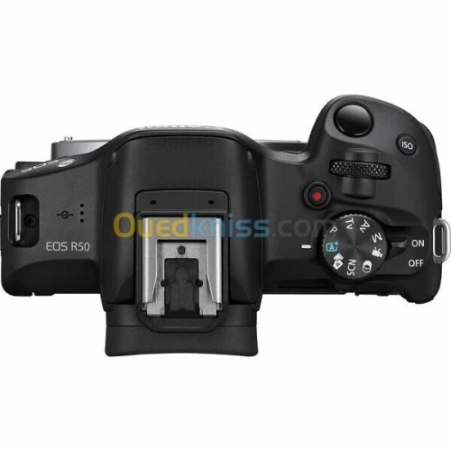 CANON EOS R50 - APPAREIL PHOTO HYBRIDE 4K - RF-S 18-45MM STM - 24,2 MP - WI-FI - BLUETOOTH - TACTILE
