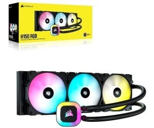 CORSAIR iCUE H150 RGB - WATERCOOLING AIO 360MM - 3 VENTILATEURS 120MM - RGB - NOIR